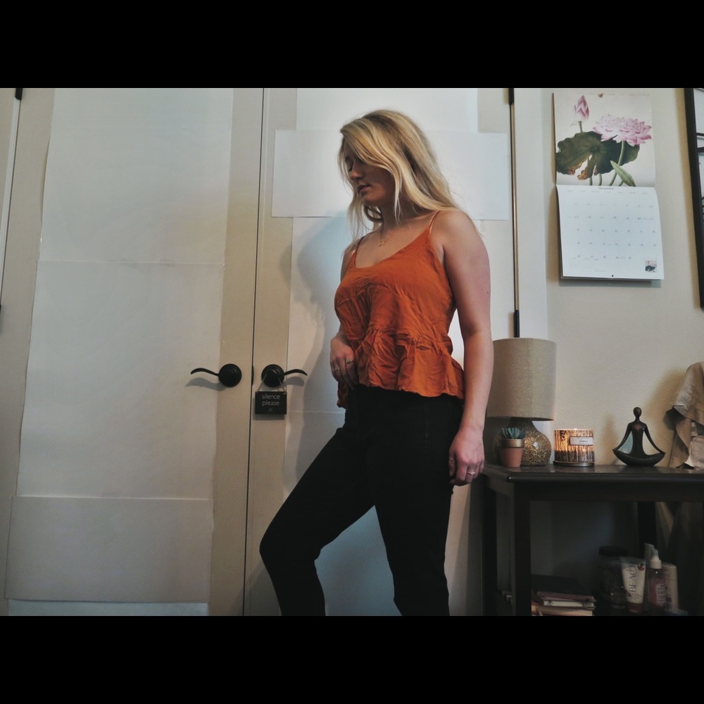Topshop cropped tank